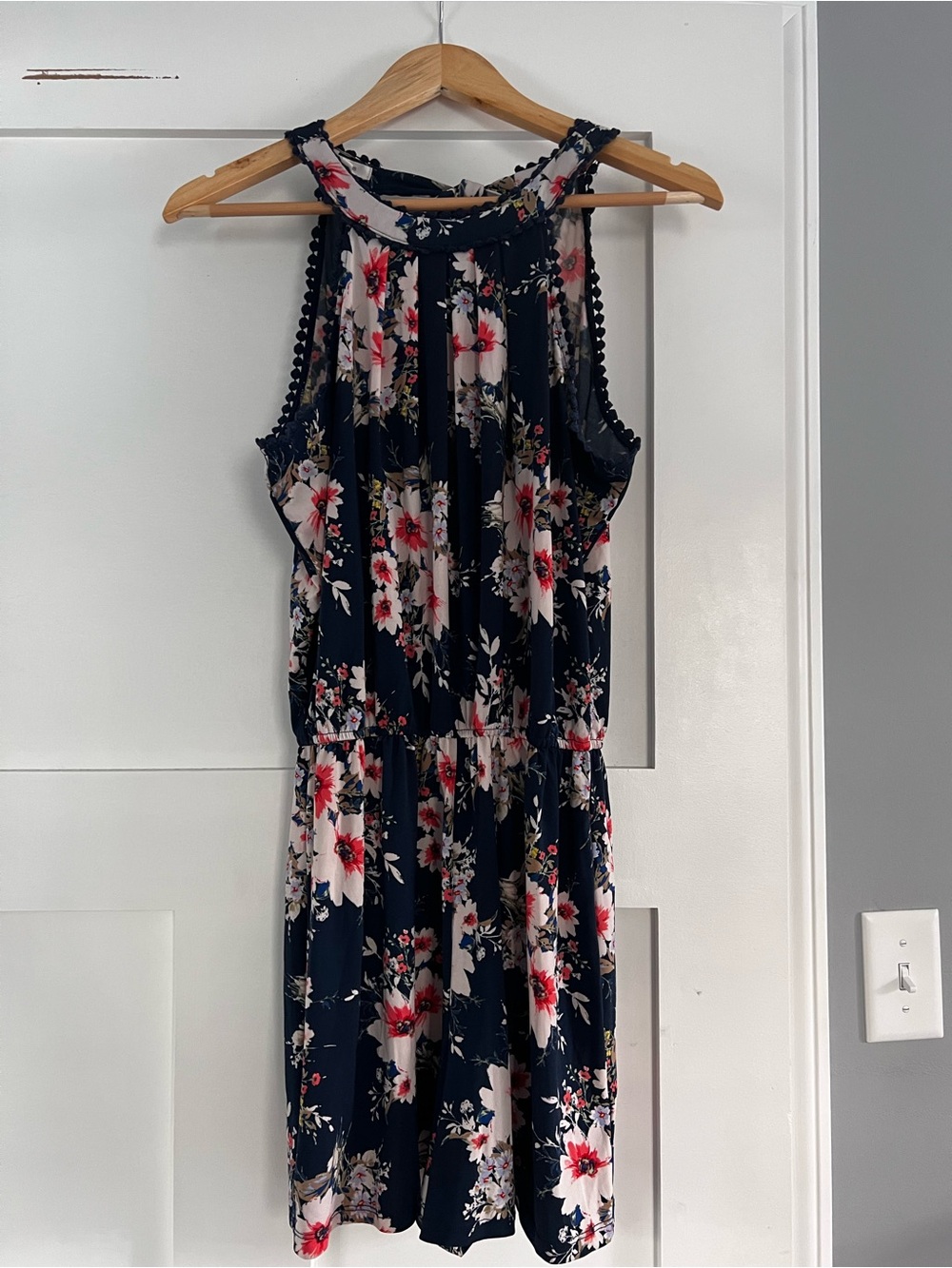 Maurices Floral Navy Halter Sundress - Women